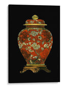 Jarrón De Porcelana Roja Ii | Cuadro decorativo de Canvas Lab