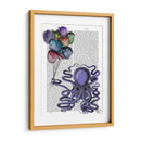 Octopus Y Globos De Pescado Puffer - Fab Funky | Cuadro decorativo de Canvas Lab