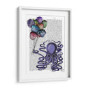 Octopus Y Globos De Pescado Puffer - Fab Funky | Cuadro decorativo de Canvas Lab