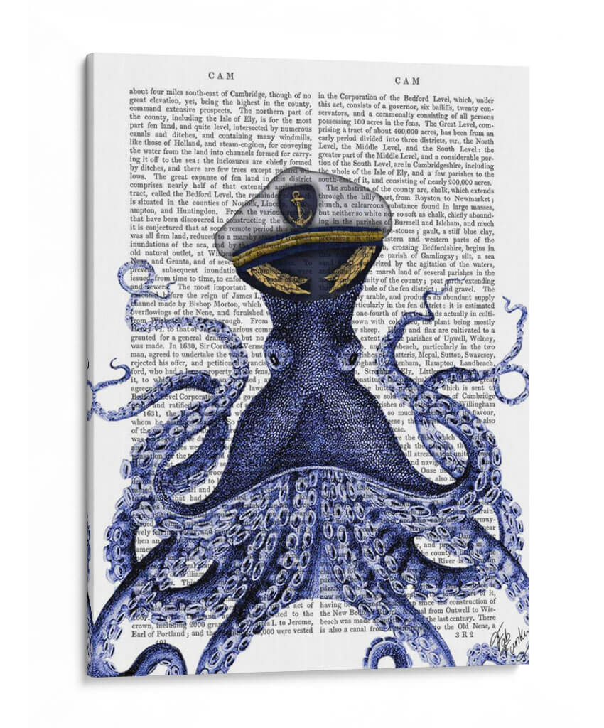 Capitán Octopus - Fab Funky | Cuadro decorativo de Canvas Lab