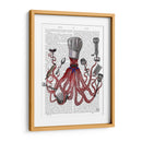 Octopus Fabuloso Chef Francés - Fab Funky | Cuadro decorativo de Canvas Lab