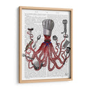 Octopus Fabuloso Chef Francés - Fab Funky | Cuadro decorativo de Canvas Lab