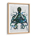 Pulpo Azul Pescado - Fab Funky | Cuadro decorativo de Canvas Lab