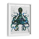 Pulpo Azul Pescado - Fab Funky | Cuadro decorativo de Canvas Lab