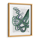 Tentáculos De Pulpo Verde Y Azul. - Fab Funky | Cuadro decorativo de Canvas Lab
