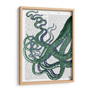 Tentáculos De Pulpo Verde Y Azul. - Fab Funky | Cuadro decorativo de Canvas Lab
