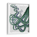 Tentáculos De Pulpo Verde Y Azul. - Fab Funky | Cuadro decorativo de Canvas Lab