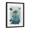 Conchas Y Corales Azules De Pescado. - Fab Funky | Cuadro decorativo de Canvas Lab