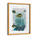 Conchas Y Corales Azules De Pescado. - Fab Funky | Cuadro decorativo de Canvas Lab
