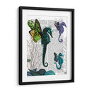 Seahorse Trío Con Alas - Fab Funky | Cuadro decorativo de Canvas Lab