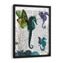 Seahorse Trío Con Alas - Fab Funky | Cuadro decorativo de Canvas Lab
