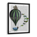 Globo De Aire Caliente Y Pájaros - Fab Funky | Cuadro decorativo de Canvas Lab