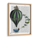Globo De Aire Caliente Y Pájaros - Fab Funky | Cuadro decorativo de Canvas Lab