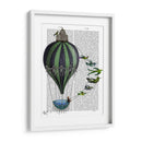 Globo De Aire Caliente Y Pájaros - Fab Funky | Cuadro decorativo de Canvas Lab