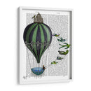 Globo De Aire Caliente Y Pájaros - Fab Funky | Cuadro decorativo de Canvas Lab