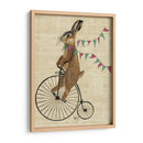 Conejo En Penny Farthing - Fab Funky | Cuadro decorativo de Canvas Lab