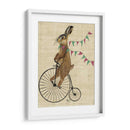 Conejo En Penny Farthing - Fab Funky | Cuadro decorativo de Canvas Lab