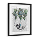Pingüino En Hamaca Globo - Fab Funky | Cuadro decorativo de Canvas Lab