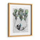 Pingüino En Hamaca Globo - Fab Funky | Cuadro decorativo de Canvas Lab
