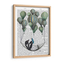 Pingüino En Hamaca Globo - Fab Funky | Cuadro decorativo de Canvas Lab