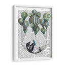 Pingüino En Hamaca Globo - Fab Funky | Cuadro decorativo de Canvas Lab