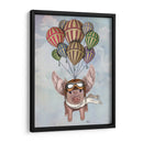 Cerdo Y Globos - Fab Funky | Cuadro decorativo de Canvas Lab