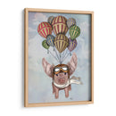 Cerdo Y Globos - Fab Funky | Cuadro decorativo de Canvas Lab