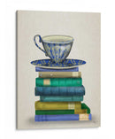 Taza De Té Y Libros - Fab Funky | Cuadro decorativo de Canvas Lab