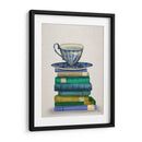 Taza De Té Y Libros - Fab Funky | Cuadro decorativo de Canvas Lab