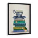 Taza De Té Y Libros - Fab Funky | Cuadro decorativo de Canvas Lab