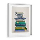 Taza De Té Y Libros - Fab Funky | Cuadro decorativo de Canvas Lab