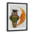 Búho En La Luna - Fab Funky | Cuadro decorativo de Canvas Lab