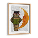 Búho En La Luna - Fab Funky | Cuadro decorativo de Canvas Lab