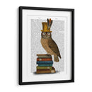 Búho En Libros - Fab Funky | Cuadro decorativo de Canvas Lab