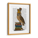 Búho En Libros - Fab Funky | Cuadro decorativo de Canvas Lab