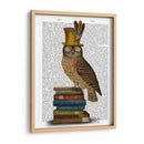 Búho En Libros - Fab Funky | Cuadro decorativo de Canvas Lab