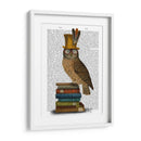 Búho En Libros - Fab Funky | Cuadro decorativo de Canvas Lab