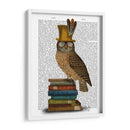 Búho En Libros - Fab Funky | Cuadro decorativo de Canvas Lab