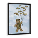 Oso Con Mariposas De Libros - Fab Funky | Cuadro decorativo de Canvas Lab