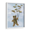 Oso Con Mariposas De Libros - Fab Funky | Cuadro decorativo de Canvas Lab