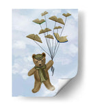 Oso Con Mariposas De Libros - Fab Funky | Cuadro decorativo de Canvas Lab