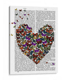 Corazón De Mariposa - Fab Funky | Cuadro decorativo de Canvas Lab