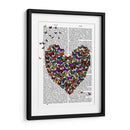 Corazón De Mariposa - Fab Funky | Cuadro decorativo de Canvas Lab