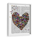 Corazón De Mariposa - Fab Funky | Cuadro decorativo de Canvas Lab