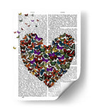 Corazón De Mariposa - Fab Funky | Cuadro decorativo de Canvas Lab