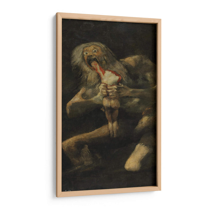 Saturno devorando a su hijo - Francisco de Goya | Cuadro decorativo de Canvas Lab