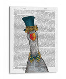 Ganso En Sombrero Azul - Fab Funky | Cuadro decorativo de Canvas Lab