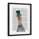Ganso En Sombrero Azul - Fab Funky | Cuadro decorativo de Canvas Lab