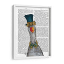 Ganso En Sombrero Azul - Fab Funky | Cuadro decorativo de Canvas Lab