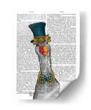 Ganso En Sombrero Azul - Fab Funky | Cuadro decorativo de Canvas Lab